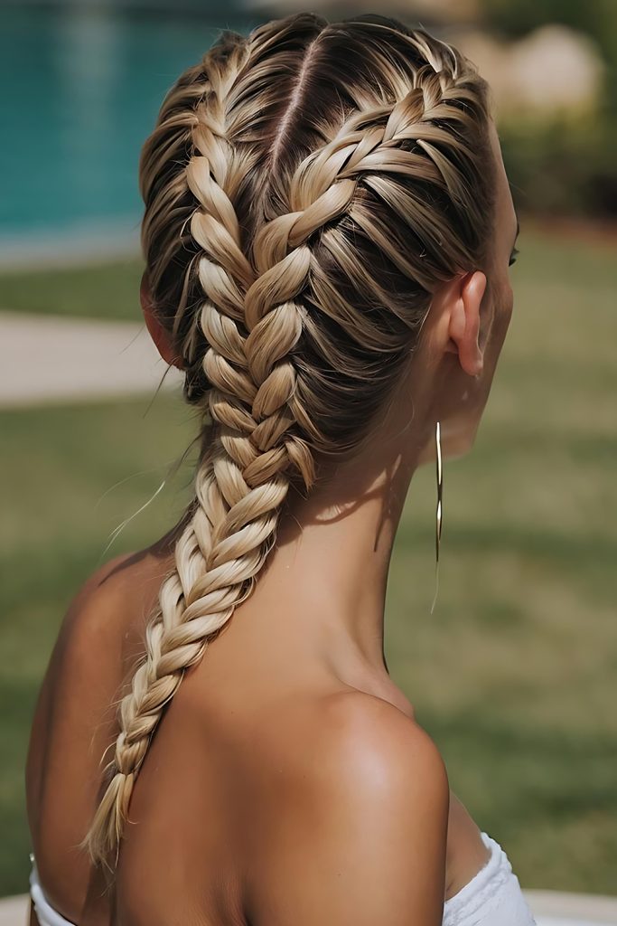Braided Crown for Beachy Breeze