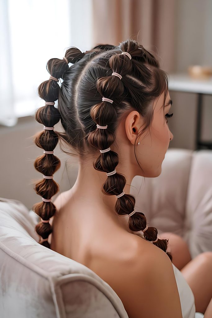 Bubble Braids & Braided Ponytails