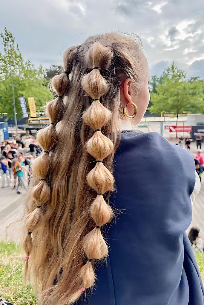 Bubble Braids That Will Remain Cute Throughout