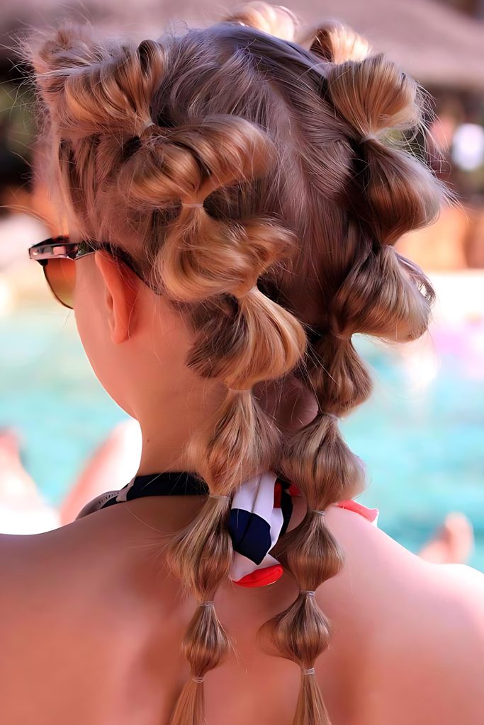 Bubble Ponytail Completely Pool Ready