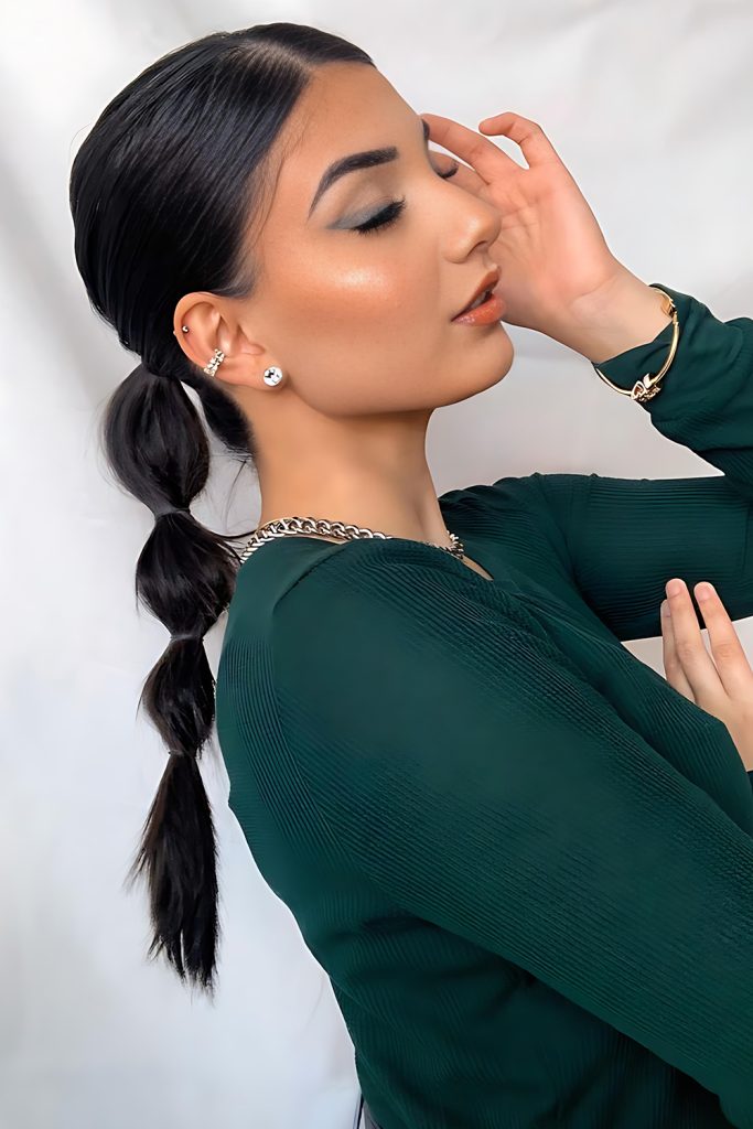 Bubble Ponytail Smooth and Secure