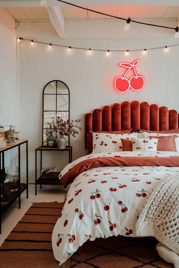 Cherry Dressers with Leather Drawer Pulls