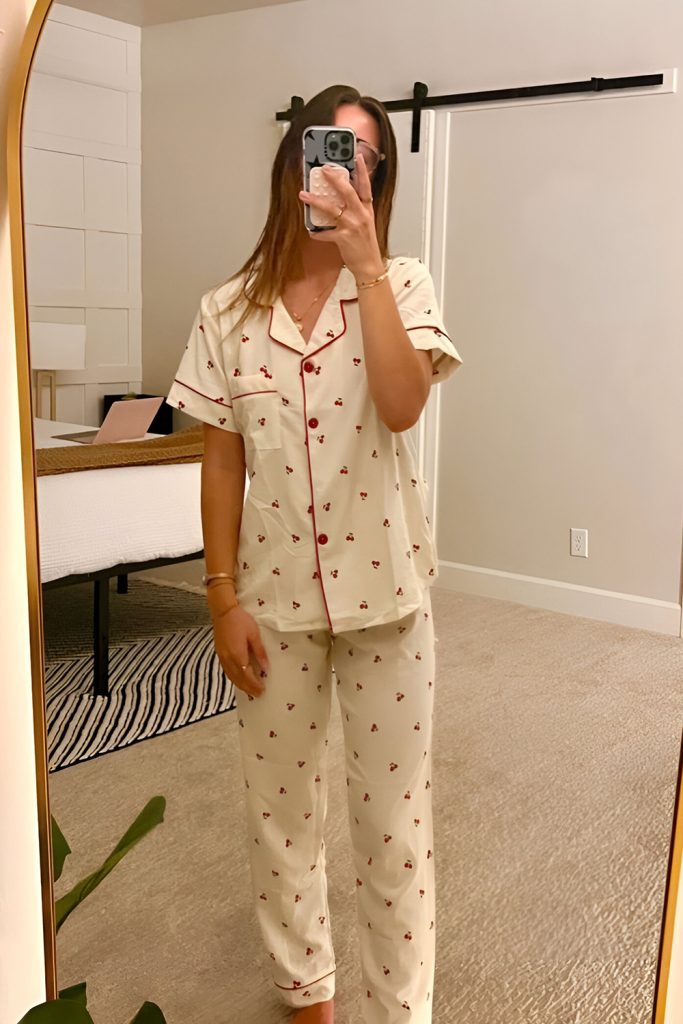 Cherry Girl Vibes Even in Your Pajamas