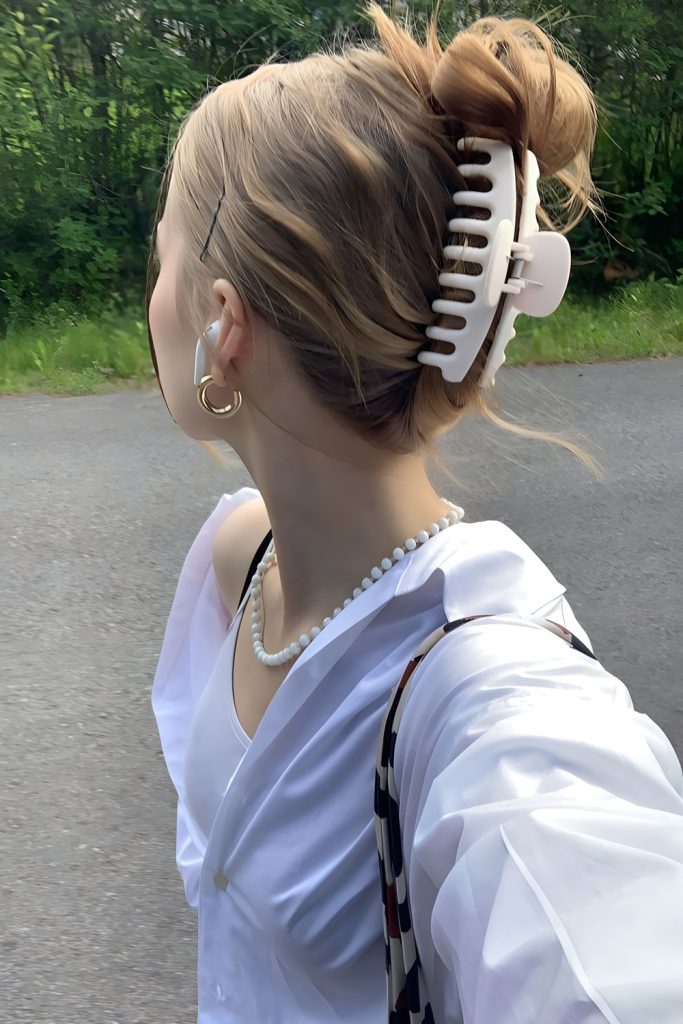 Claw Clip Updo Effortless and Elegant