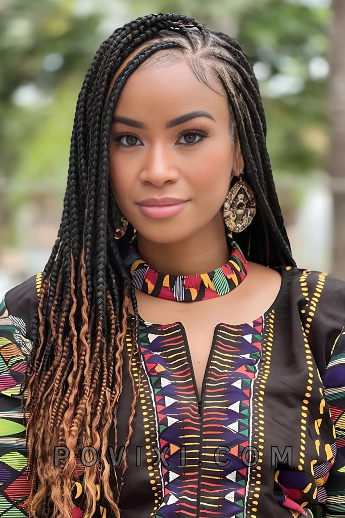 Color & Contrast Bright Braided Styles