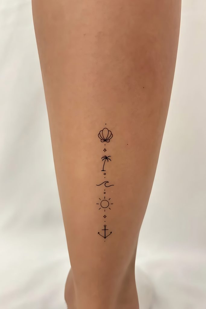 Compass Inspired Tattoos for Coastal Wanderers