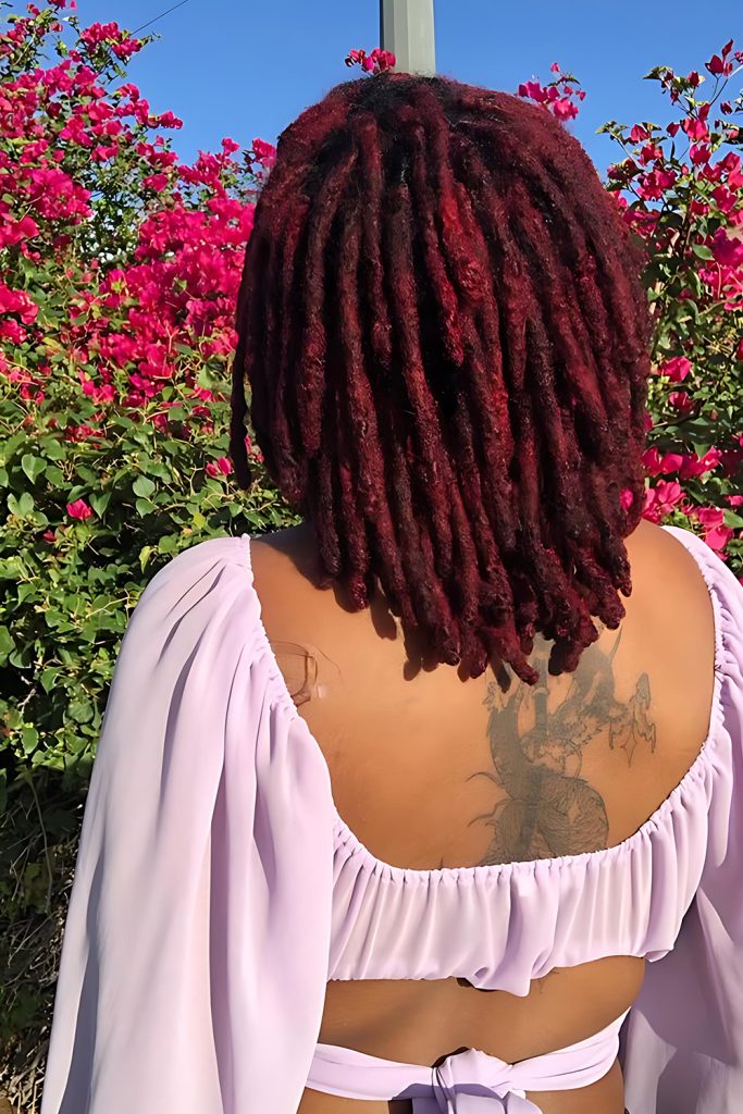 Dark Cherry Dreadlocks for a Statement Look