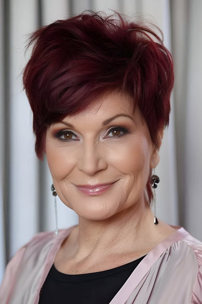 Dark Cherry Pixie Perfection