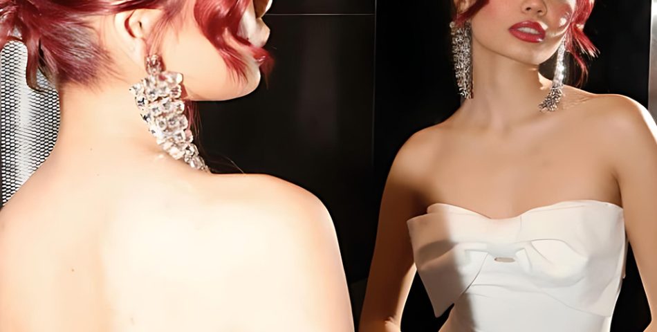 Dark Cherry Red Updo Formal Power