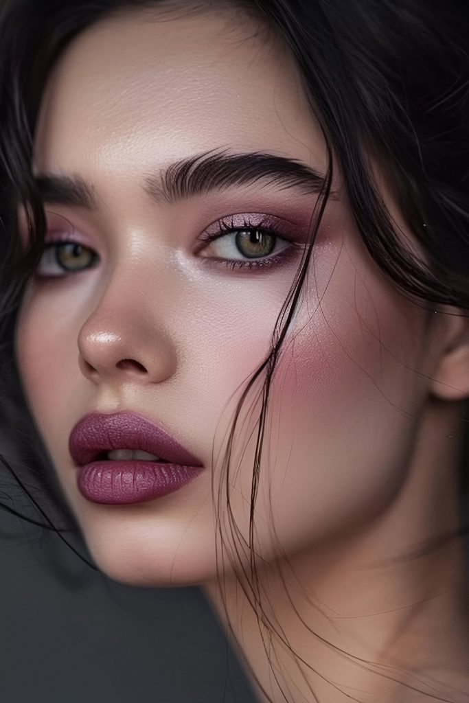 Deep Violet Blush for a Statement Good Look