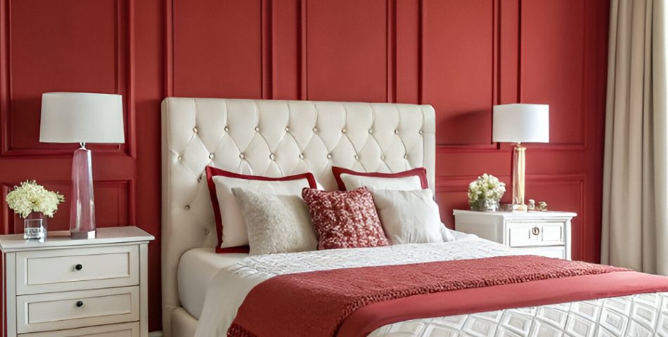 Dive Into a Monochrome Cherry Red Sanctuary