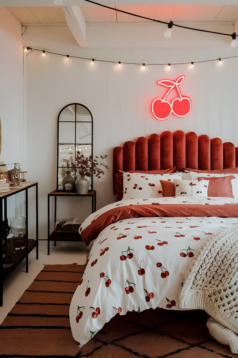 Cherry Crush: Bedroom Designs That Pop - Insiderlyfe