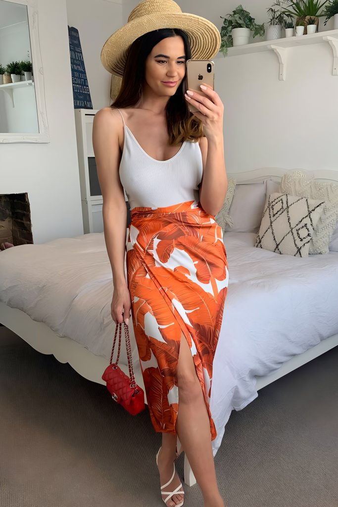 Espadrilles, a Wrap Skirt, and a Halter = Instant Icon