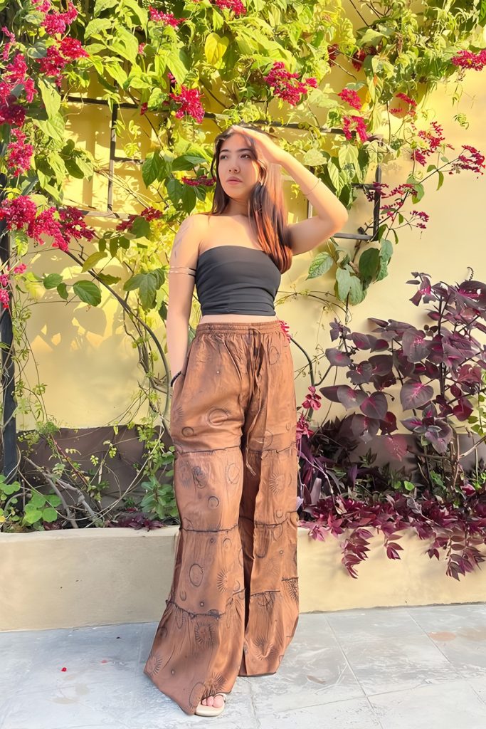 Flowy Palazzo Pants + Crop Top