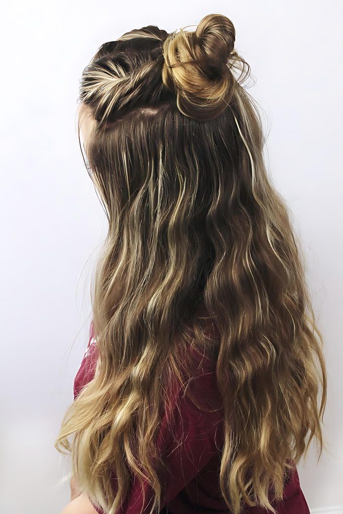 Half Up Top Knot