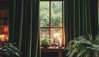 Hang Your Dreams on Velvet Curtains