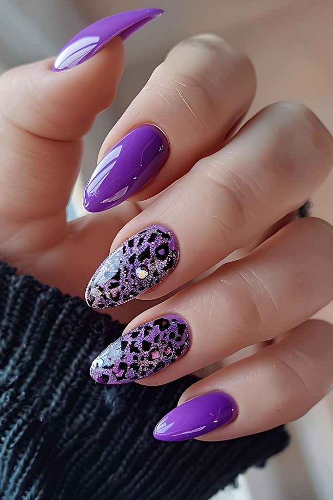 Lilac Animal Spots with a Wild Twist