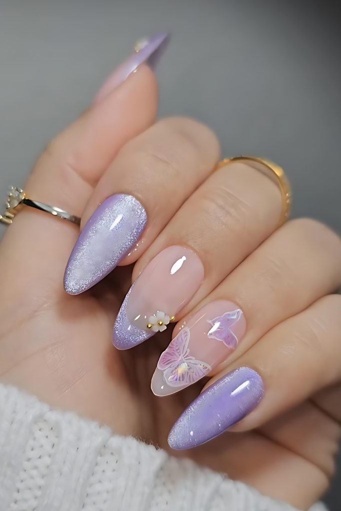 Lilac Tipped Glamour