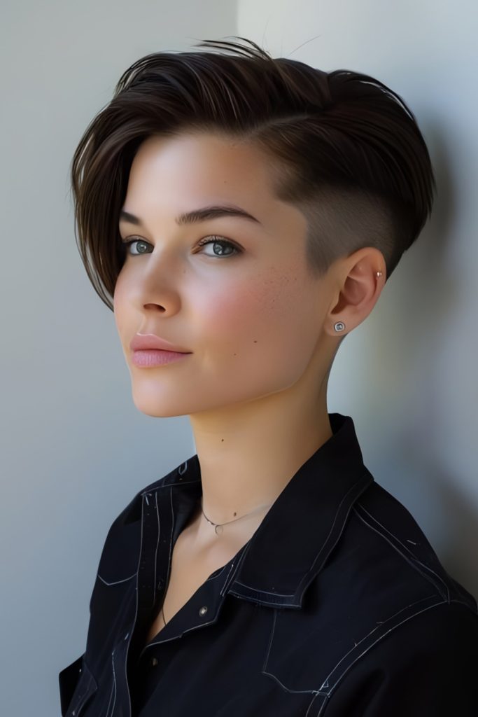 Long Pixie, Shaved Sides