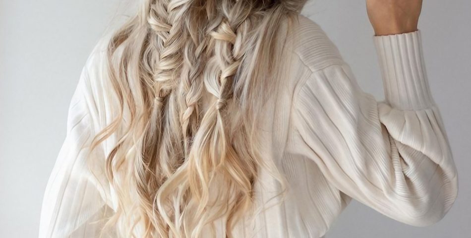 Loose Waves Under a Fedora Cool Meets Casual