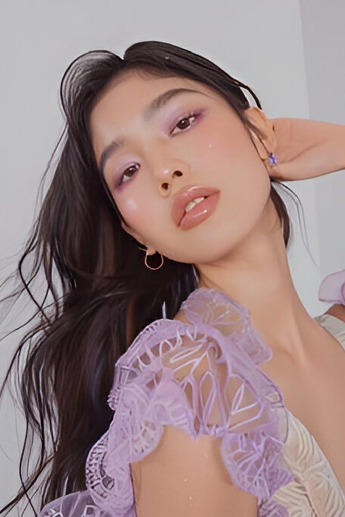 Make a Subtle Pop of Purple Blush to Freshen Up