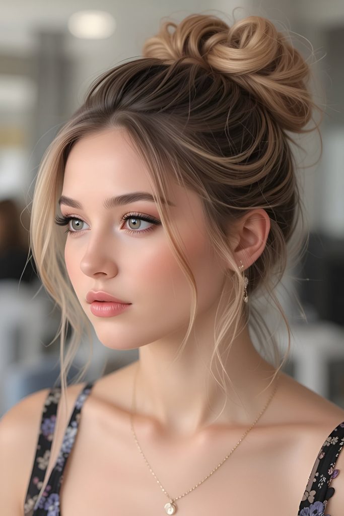 Messy Top Knot The Summer Savior