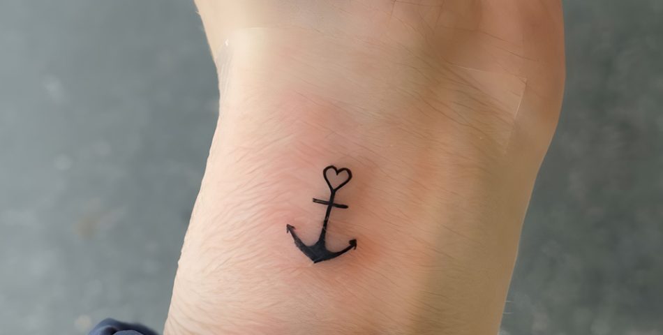 Mini Anchor Tattoos for a Rooted Yet Adventurous Soul