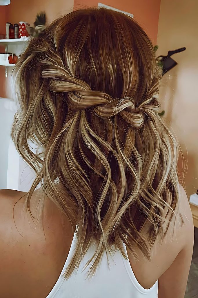 Mini Braids + Loose Hair = Festival Ready