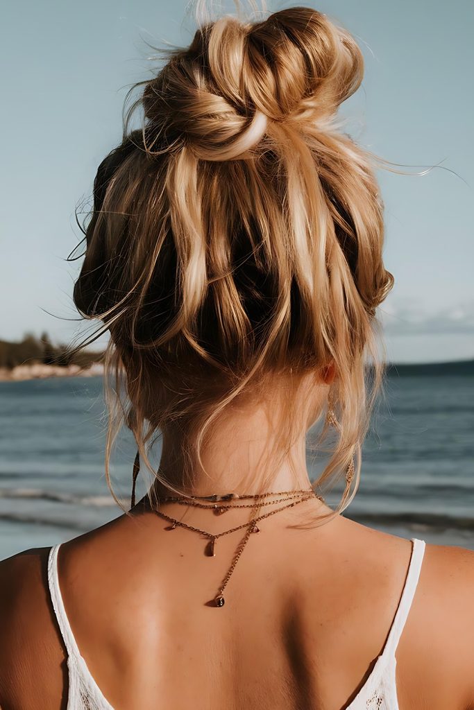 Ocean withstanding Messy Buns (and Still Chic)