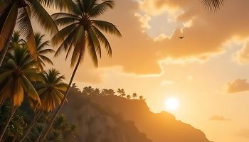Sandy Footprints Along the Shoreline