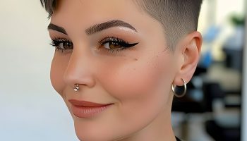 Shaved Pixie Styles That Sharpen Square Jawlines