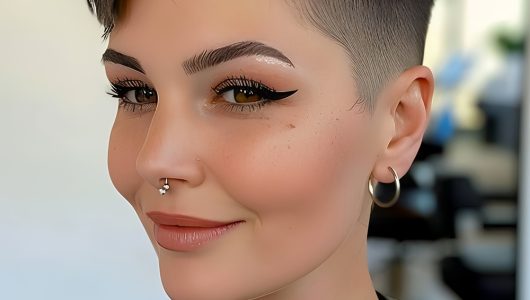 Shaved Pixie Styles That Sharpen Square Jawlines