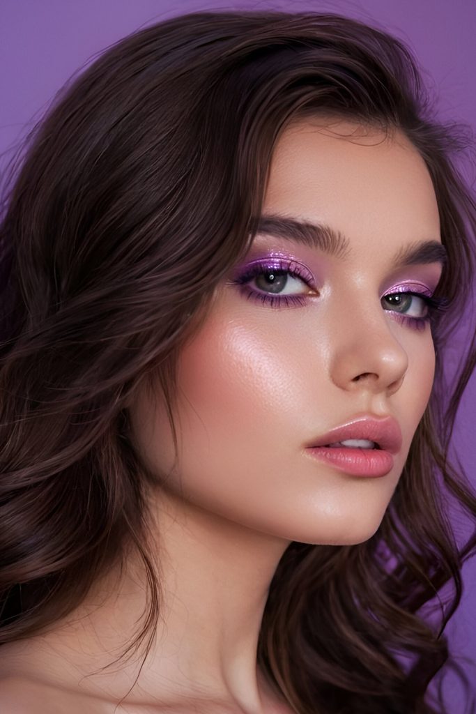 Shimmer on Your Purple Blush