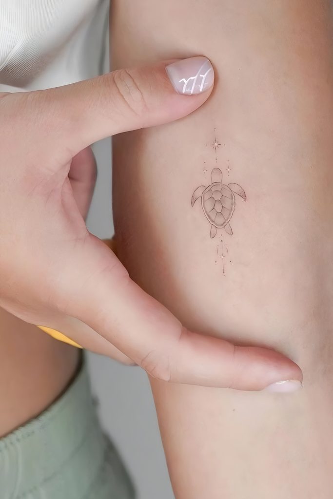 Small Sea Turtle Tattoos That Go With You