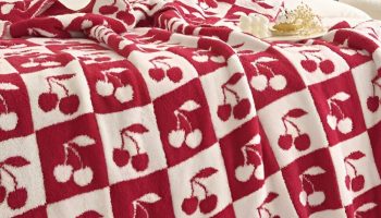 Snuggle Up with Cherry Red Throws