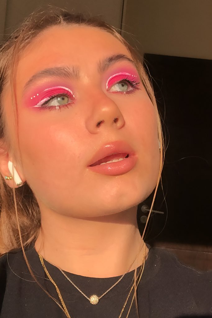 Soft Pastels with a Twist White Liner to Make Them