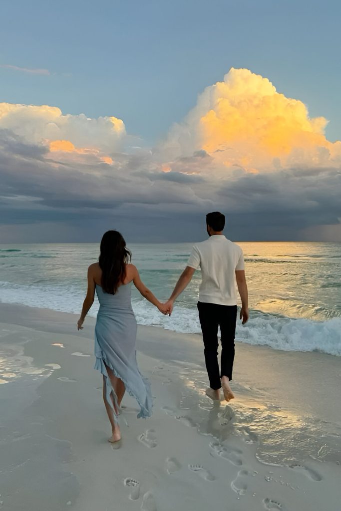 Stroll of Love Hand in Hand