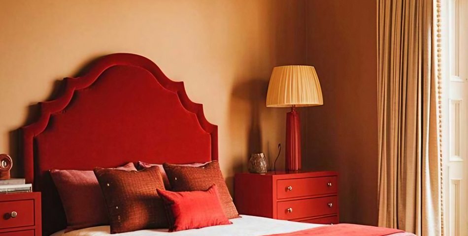 The Beauty of a Cherry Bed with a Curved Headboard