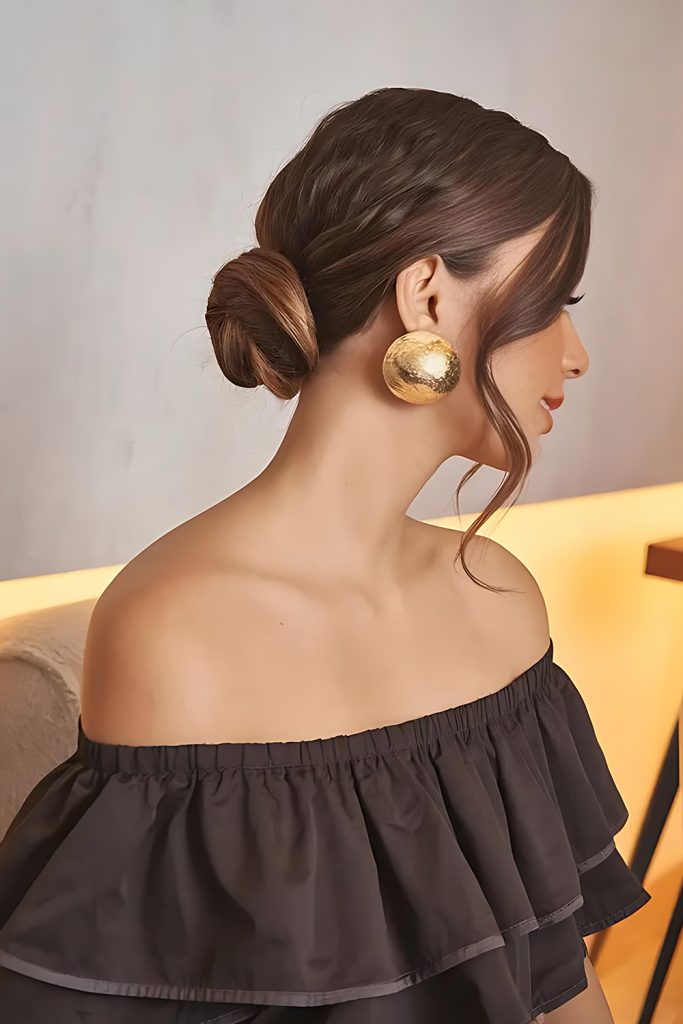 The Effortless Low Bun Your Humidity Proof Go To