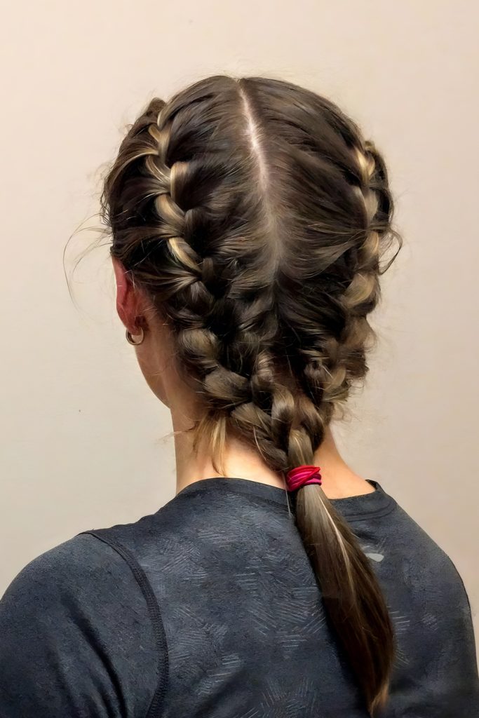 The French Braid Ponytail