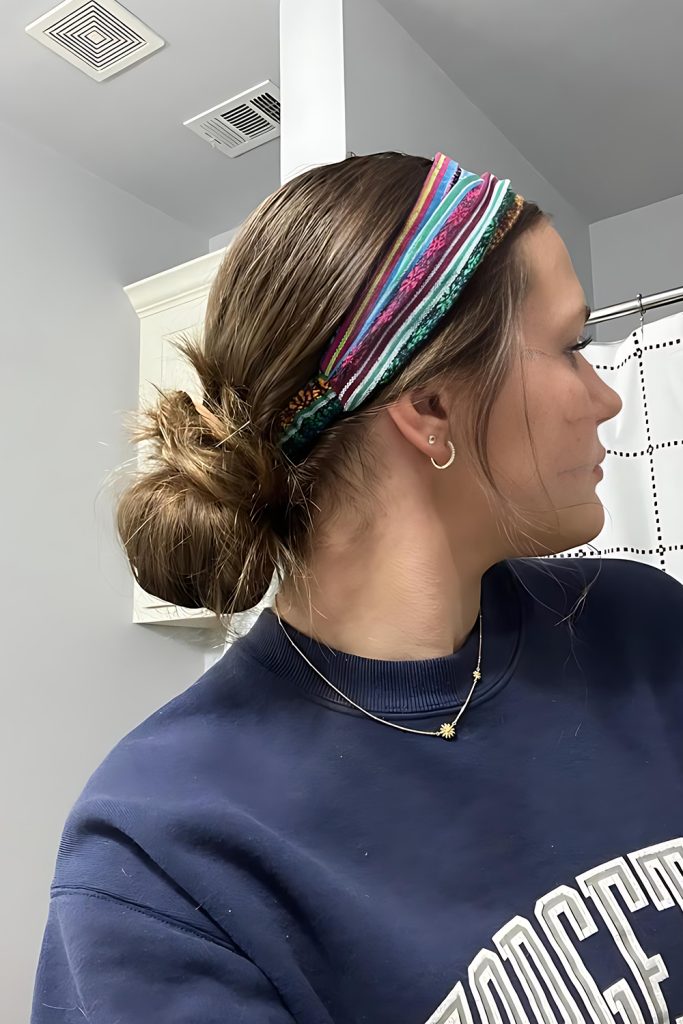 The Low Bun + Headband Combo