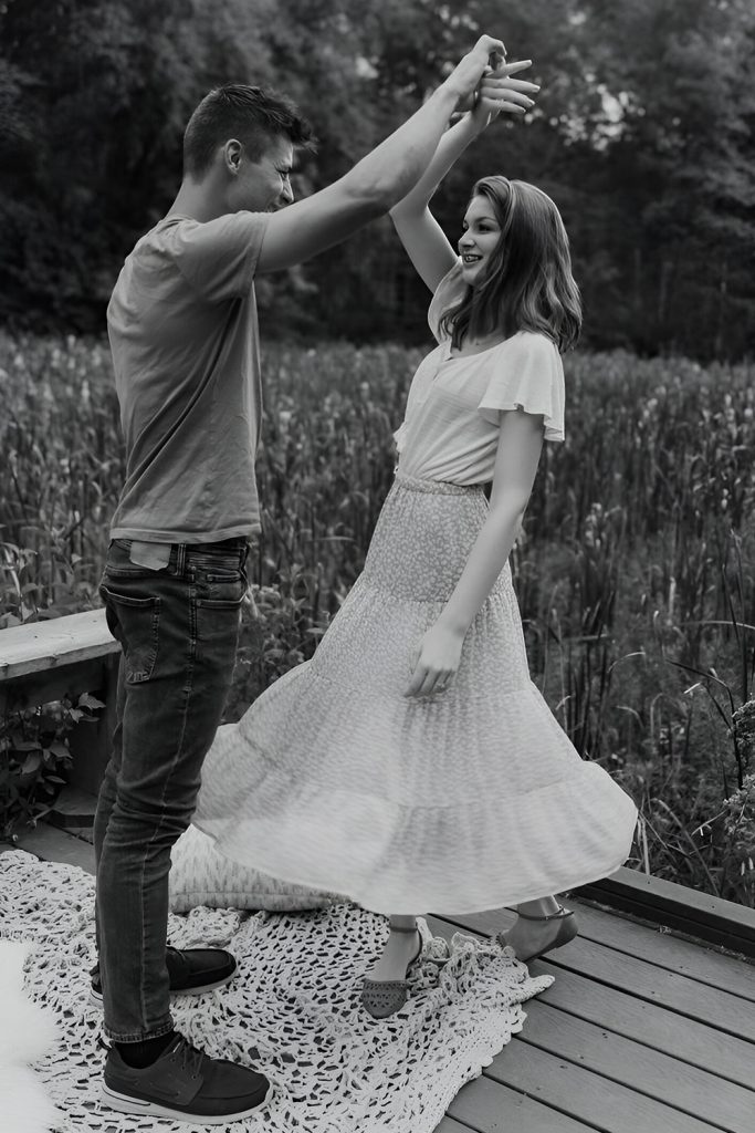 The Playful Twirl Motion and Joy