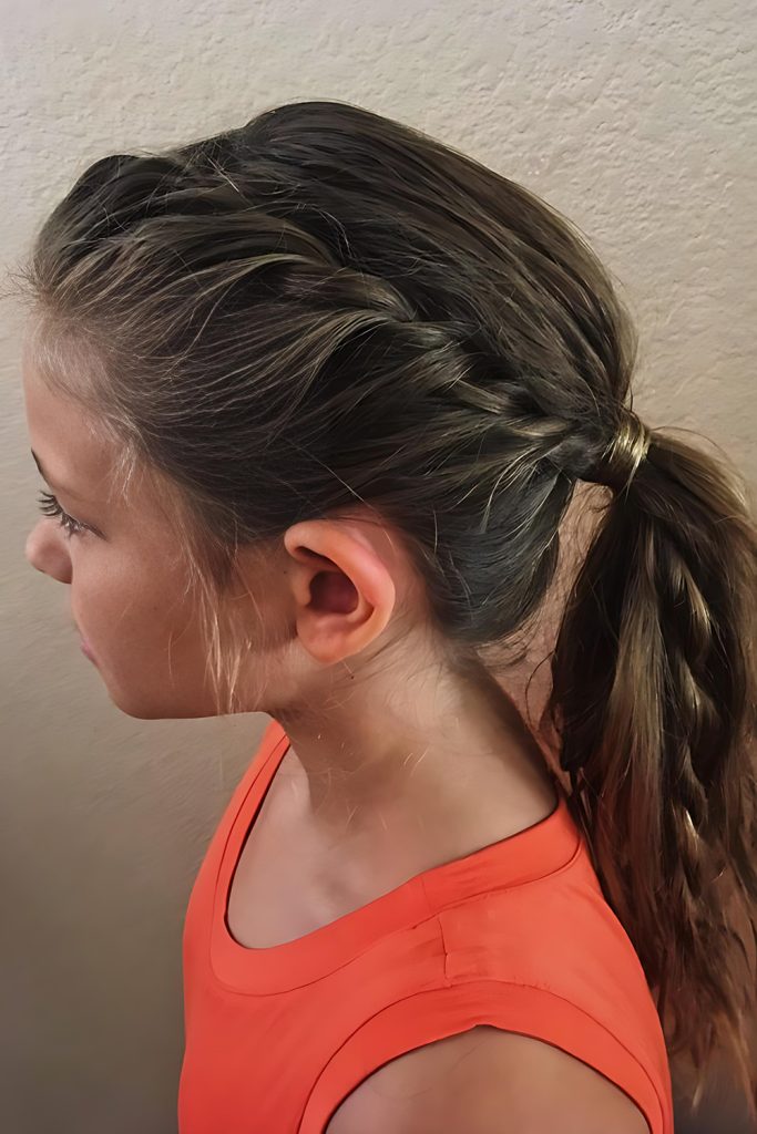 The Swim Proof Low Ponytail with a Twist