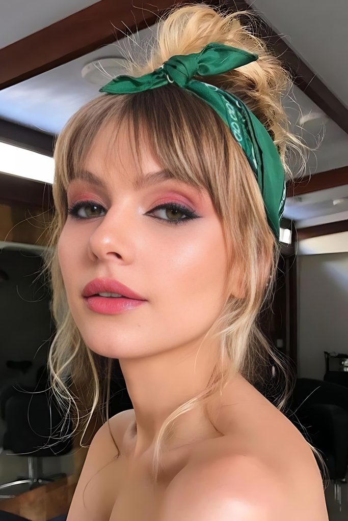 Tie It Under the Chin for That Retro Hollywood Look