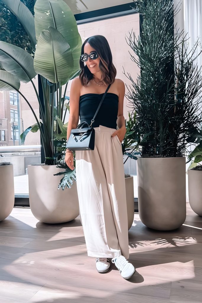 Tube Top + Linen Pants The Cool Girl Uniform That Never Tries Too Hard