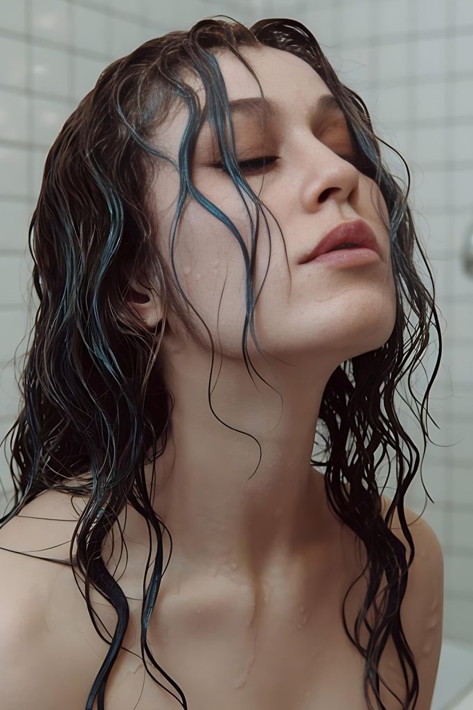 Wavy Wet Look Ride the Ocean Trend