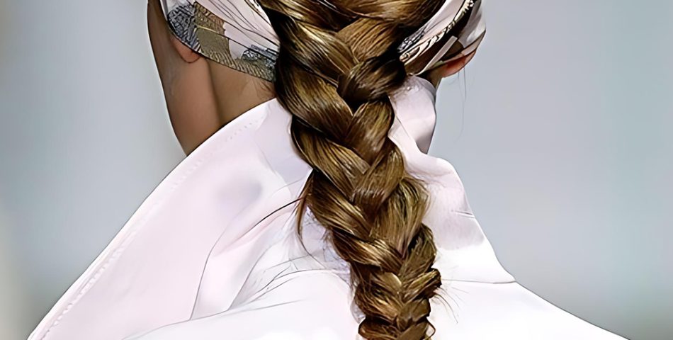 Wrap Your Bandana Around a Low Ponytail