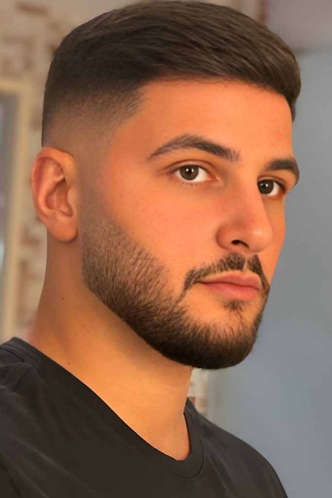 A Military Cut That Compliments Thin Hair