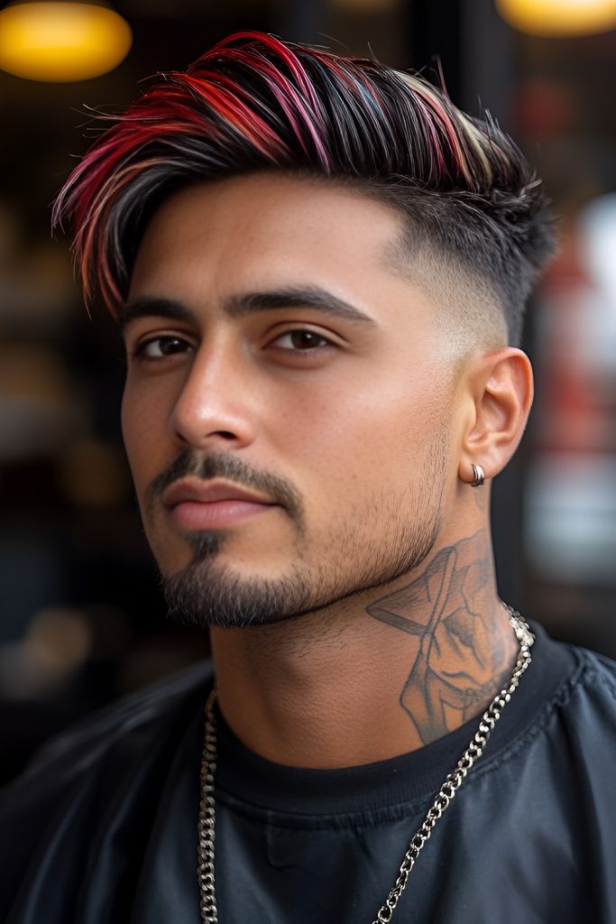 Adding Color to Your Undercut A Fall Trend Worth Trying