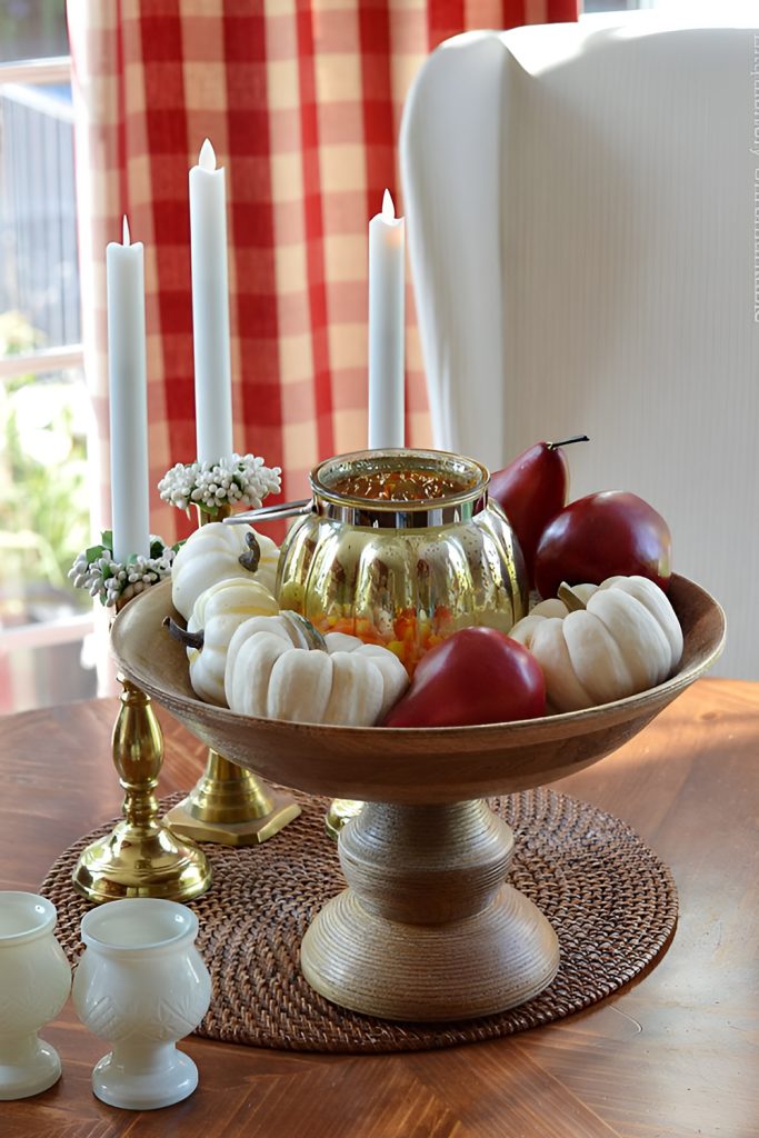 Adorn with Apples and Gourds